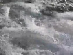 MS Foam on  Little brook  /  Kastel-Staadt, Rhineland-Palatinate, Germany  Stock Footage