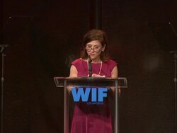 SPEECH: Nina Tassler on the event at the 2011 Women In Film Crystal + Lucy Awards Sponsored By Pandora And Max Mara at Beverly Hills CA. (Footage by WireImage Video/Getty Images Entertainment Video) Stock Footage