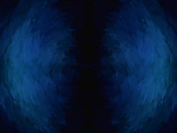 Rotating circle of rippled blue light Stock Footage