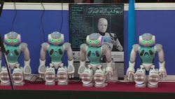 International robot teams compete for glory News Clip