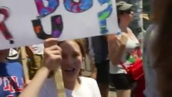 NY Protesters Oppose US Immigration Policy  News Clip