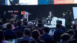 CLEAN : Former White House chief of staff gives speech in Seoul News Clip