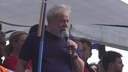 Brazil's da Silva defiant amongst supporters after union address Instructional Video