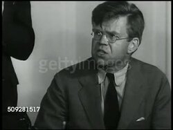 Gardner Jackson talking to reporters Instructional Video