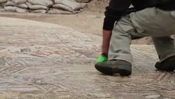 CLEAN : Israel accidentally finds impressive ancient mosaic News Clip