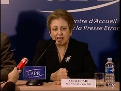 Nobel prize winner comments on Iran nuclear dispute News Clip