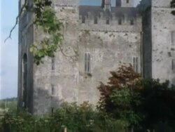 Irish Castle, Zoom Out Stock Footage