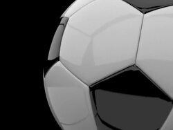 3D Soccer Ball Animation Stock Footage