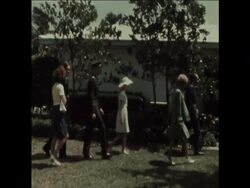 SYND 23 4 73 PRESIDENT NIXON AND WIFE ATTEND EASTER CHURCH SERVICE IN FLORIDA News Clip