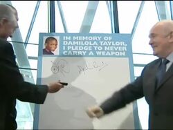 Rio Ferdinand attends knife amnesty presser News Clip