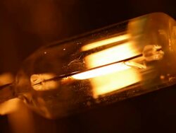 Glowing Light Bulb Stock Footage