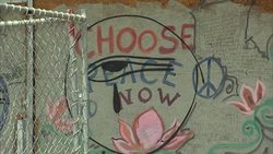 Burnt out shops in Ferguson News Clip