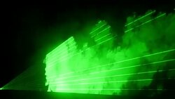 Video of green laser show in 4K Stock Footage