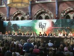 INTERVIEW: Ralph Fiennes on what fans say about his character, playing Lord Voldemort at the Harry Potter & The Deathly Hallows Part 2 Press Conference at London England. (Footage by WireImage Video/Getty Images Entertainment Video) Stock Footage