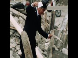 SYND 5 5 77 RECOVERY WORK IN FRIULI AFTER LAST YEAR'S EARTHQUAKE News Clip