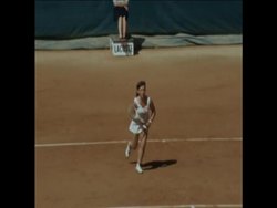 SYND 15 6 75  MARTINA NAVRATILOVA WINS ROLAND GARROS Instructional Video
