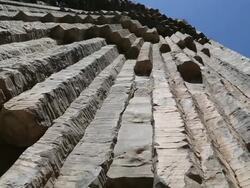 Garni Gorge, Azat river, 'symphony of the stones' Stock Footage