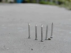 Caution accident Stock Footage