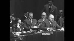 American UN Ambassador Warren Austin speaks at Security Council session News Clip