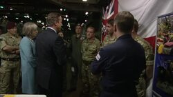 David Cameron and Theresa May visit HMS Bulwark in Valetta before summit on migration crisis News Clip