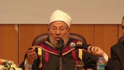 Prominent Islamic cleric visits Gaza, signs document against Israel News Clip