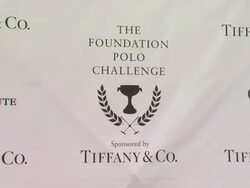 Atmosphere: Signage at the Tiffany & Co. Sponsors The Foundation Polo Challenge at Santa Barbara CA. (Footage by WireImage Video/Getty Images Entertainment Video) Stock Footage
