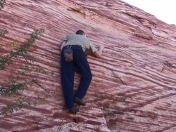 Rock Climber Stock Footage