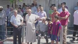 Clashes in Ofer camp near Ramallah after a demo against the Israeli offensive in Gaza News Clip