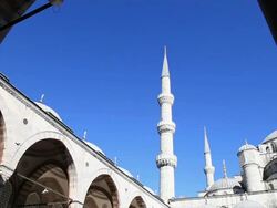 HD: The Blue Mosque Stock Footage