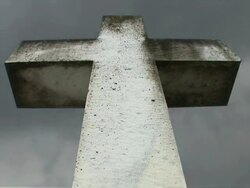 HD LOOP: Time-lapse of a cross Stock Footage