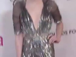 Emma Roberts at the 19th Annual Elton John AIDS Foundation Academy Awards Viewing Party at West Hollywood CA. (Footage by WireImage Video/GettyImages) Stock Footage