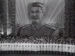 MS Audience looking honorary show  AUDIO AUDIO /   Prague ,Czechoslovakia Stock Footage