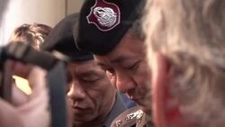 CLEAN : Rare anti coup protest in Thailand News Clip