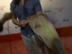 INTERVIEW: Peter Facinelli talks about fathers day with his own kids. Talks about the eclipse movie and what can be expected. at the Peter Facinelli and Joel Madden Attend the Dockers 'Khakis Make the Man' Event at New York NY.  Stock Footage