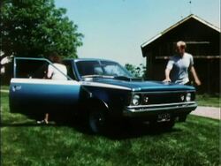 1971 AMC Hornet SC/360 muscle car montage Stock Footage
