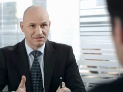 HD: Manager Talking With Business Partner Stock Footage