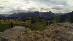 Epic Colorado Rocky Mountain Vista San Juan Needle Mountain Range Earth Porn Stock Footage