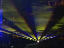 Performance Jean Michel Jarre at the Monaco Royal Wedding: Jean Michel Jarre Concert at Monaco . (Footage by WireImage Video/Getty Images Entertainment Video) Stock Footage