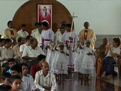 Special mass held in the first cathedral dedicated to Mother Teresa Instructional Video