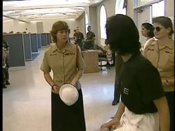 Catherine Bell in the Marines Stock Footage