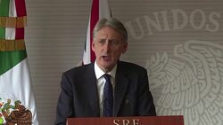 CLEAN : In Mexico Britains Hammond calls for fresh dialogue on Syria News Clip