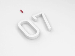 3D Countdown Stock Footage