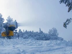 snowmaker Stock Footage