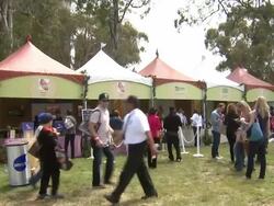 ATMOSPHERE at the Elizabeth Glaser Pediatric AIDS Foundation's 22nd Annual 'A Time For Heroes' Celebrity Carnival at Los Angeles CA. (Footage by WireImage Video/Getty Images Entertainment Video) Stock Footage