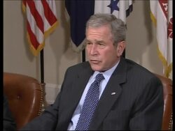 Bush meets US/Palestinian public private partnership News Clip