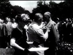 AMERICA'S WELCOME TO GENERAL ""IKE"" News Clip