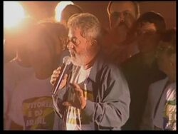 Re-elected President Lula speaks to supporters, Alckmin speaks News Clip