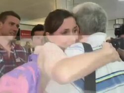 Ray Cole Arriving Back In The UK And Meeting His Family News Clip