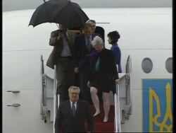 USA: UKRAINIAN PRESIDENT LEONID KUCHMA VISIT News Clip