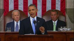 President gives annual State of the Union address, comments on economy, healthcare and gun control News Clip